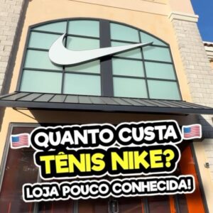 nike secreta endereço lojas compras tenis preços quanto custa valor economizar economia