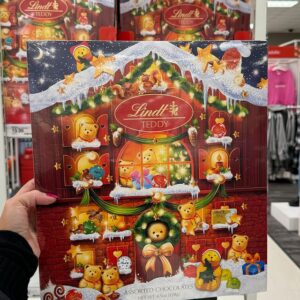 lindt calendário super target supermercados mercados preços quanto custa chocolate natal presente compra